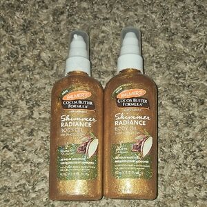 PALMERS Shimmer Radiance Body Oil!! Nwts 3.3 Fl Oz. U Get 2 Bottles